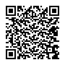 QR-koodi puhelinnumerolle +12403686076