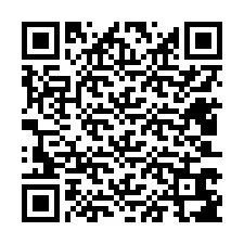 QR-kood telefoninumbri jaoks +12403687092