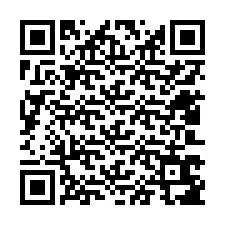 Código QR para número de telefone +12403687458