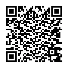 Codice QR per il numero di telefono +12403687939