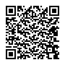 QR Code สำหรับหมายเลขโทรศัพท์ +12403688656