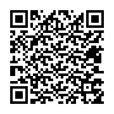 Kode QR untuk nomor Telepon +12403755183