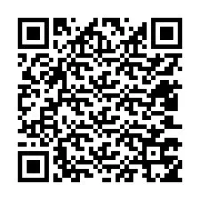 QR kód a telefonszámhoz +12403755188