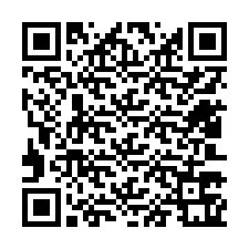 Kode QR untuk nomor Telepon +12403761859