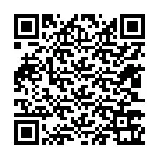 QR-koodi puhelinnumerolle +12403761861