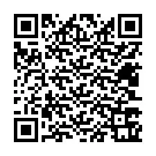 QR kód a telefonszámhoz +12403761863