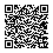 Codice QR per il numero di telefono +12403761866