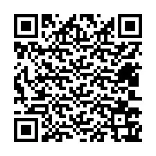 QR-код для номера телефона +12403767717