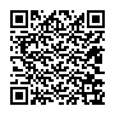 QR kód a telefonszámhoz +12403767721