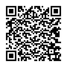 Codice QR per il numero di telefono +12403767722