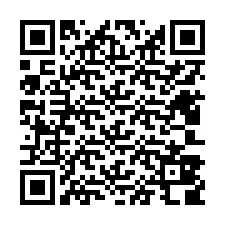 Código QR para número de telefone +12403808902