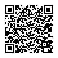 Código QR para número de teléfono +12403820101