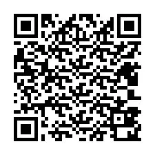 QR kód a telefonszámhoz +12403820102