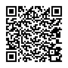 Kode QR untuk nomor Telepon +12403820104