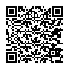 Codice QR per il numero di telefono +12403836923