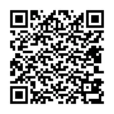 QR Code สำหรับหมายเลขโทรศัพท์ +12403837006