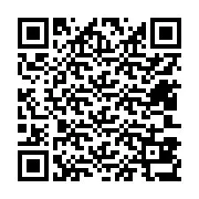 QR Code สำหรับหมายเลขโทรศัพท์ +12403837007