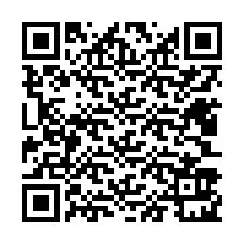 QR-Code für Telefonnummer +12403921922