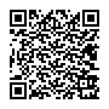 QR Code สำหรับหมายเลขโทรศัพท์ +12403921932