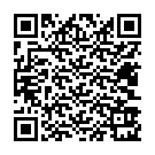 QR-код для номера телефона +12403921933