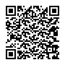 QR-code voor telefoonnummer +12403926920