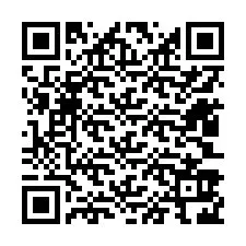 Kod QR dla numeru telefonu +12403926925