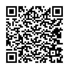 QR Code สำหรับหมายเลขโทรศัพท์ +12403929576