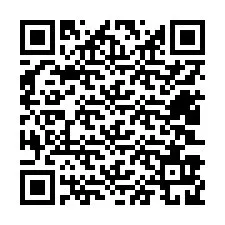 QR kód a telefonszámhoz +12403929577