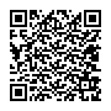 Codice QR per il numero di telefono +12403929578