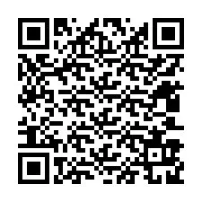 QR Code สำหรับหมายเลขโทรศัพท์ +12403929580