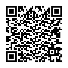 QR код за телефонен номер +12403929582