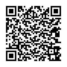 Código QR para número de teléfono +12403941820