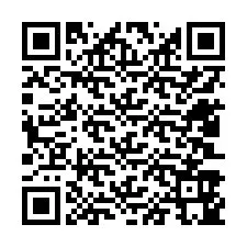 QR-code voor telefoonnummer +12403945978