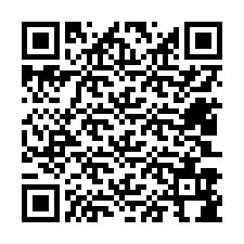 Kode QR untuk nomor Telepon +12403984567