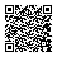 Código QR para número de telefone +12403984572