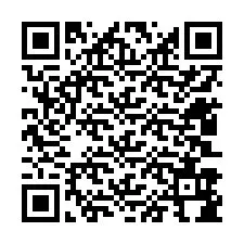 QR-Code für Telefonnummer +12403984574