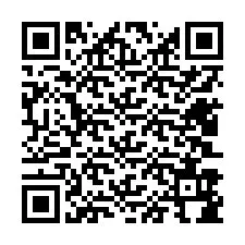 Código QR para número de telefone +12403984576