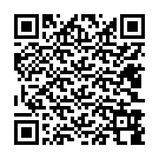 QR-код для номера телефона +12403988422