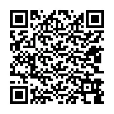 Código QR para número de teléfono +12403988424