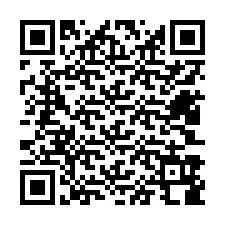 電話番号のQRコード +12403988427