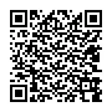 Kode QR untuk nomor Telepon +12403988428