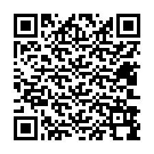 QR-код для номера телефона +12403998613