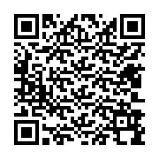 QR-Code für Telefonnummer +12403998616