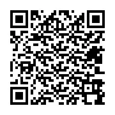 QR kód a telefonszámhoz +12403998817