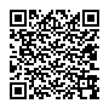 QR Code สำหรับหมายเลขโทรศัพท์ +12403998818