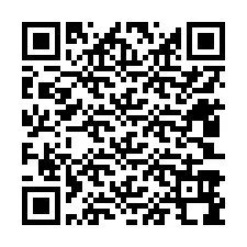 QR kód a telefonszámhoz +12403998820