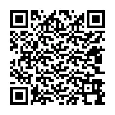 Código QR para número de teléfono +12403998824