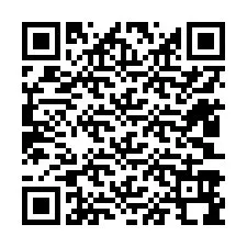 QR kód a telefonszámhoz +12403998831