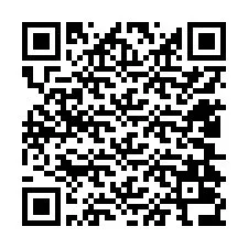 QR код за телефонен номер +12404036538