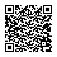 QR Code สำหรับหมายเลขโทรศัพท์ +12404036539